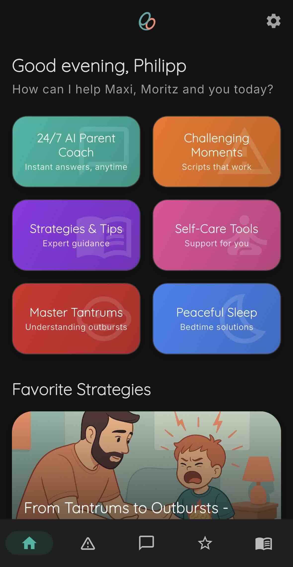 Your personalized parenting dashboard